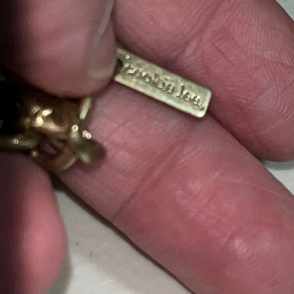 VTG Cookie Lee Gold Tone Necklace with Clear Crystals, Gold Spikes - Picture 9 of 9